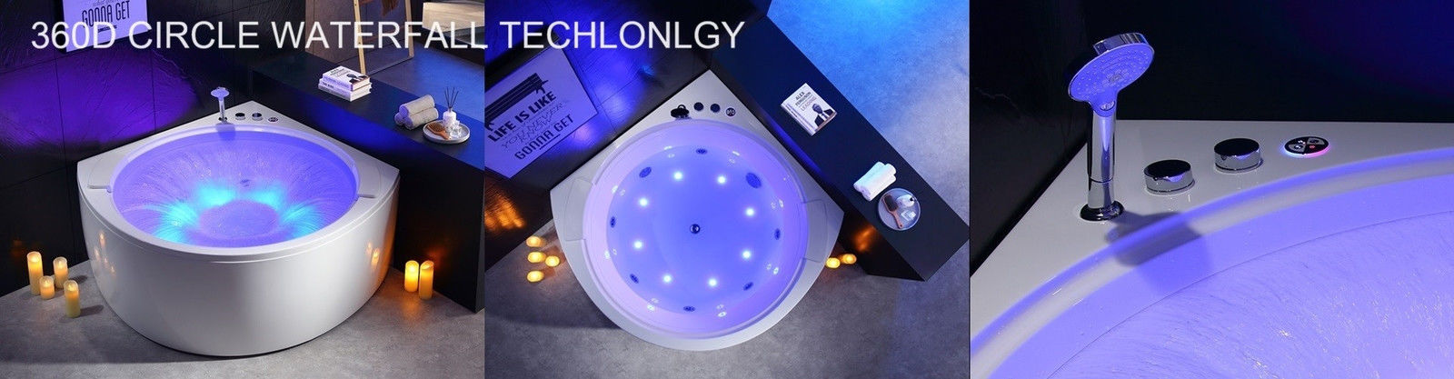 Waterval Whirlpool bad