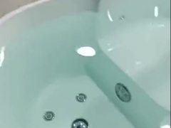 Ladodo Acrylic Single Massage Bad 8 Whirlpool Jets Spa Stoomdouche Combinatie