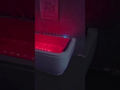 E-8012 Dubbele rechthoekige badkamer aanraakpaneelcontroller voor twee personen