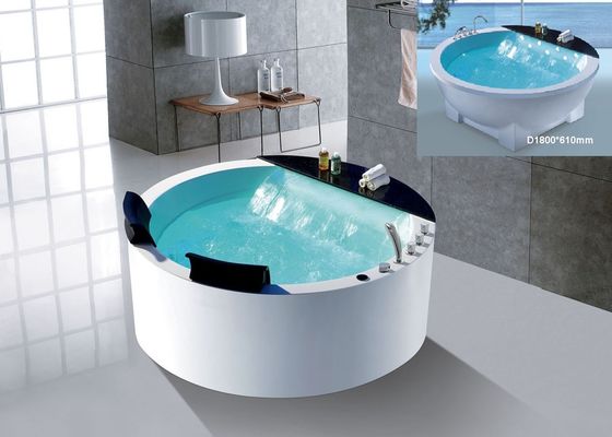 1500 mm acryl rond vrijstaand massagebad met aromatherapie