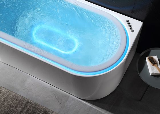 Ladodo E-8003 Acryl Hydro Massage Bad met geïntegreerde Overflow LED Licht en Bluetooth muziekspeler