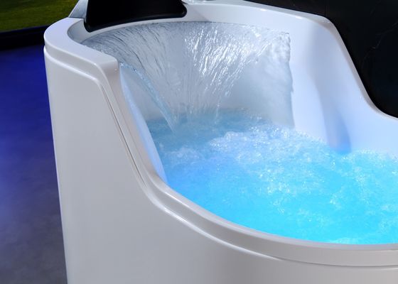 Ladodo Acrylic Single Massage Bad 8 Whirlpool Jets Spa Stoomdouche Combinatie
