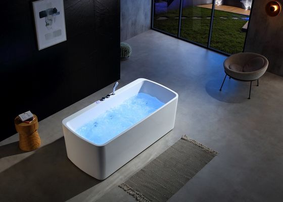 Een Acryl LED onderlicht massagebad met 1.0HP massapomp