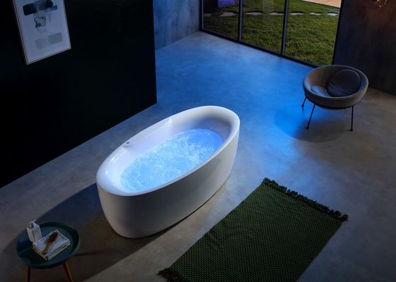 Badkuip met LED-onderlicht voor bubbelbaden verborgen LED-bubbel