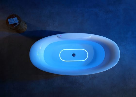 Badkuip met LED-onderlicht voor bubbelbaden verborgen LED-bubbel