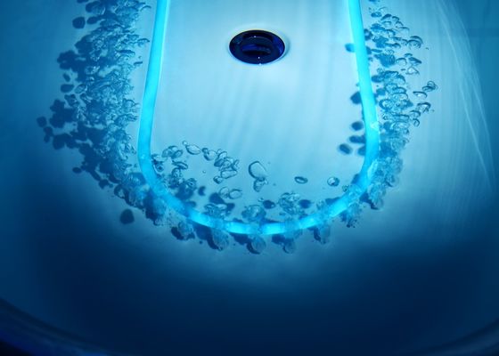Badkuip met LED-onderlicht voor bubbelbaden verborgen LED-bubbel