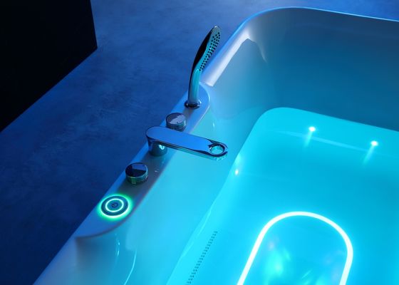 Ergonomische een-LED badkuip met ingebouwd kussen