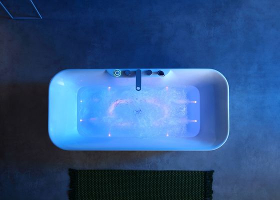 Ergonomische een-LED badkuip met ingebouwd kussen