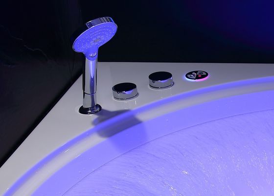 Ladodo Corner Waterval Massage Bad Accent met Cirkel Waterval