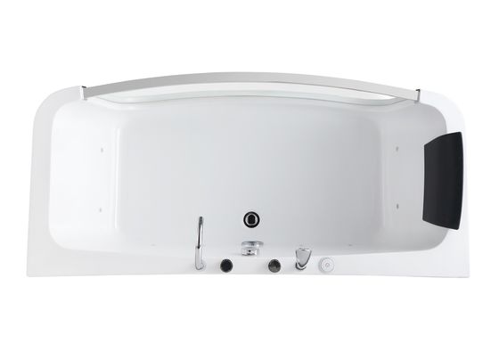 Moderne design 3 personen massage bad met led glazen deur