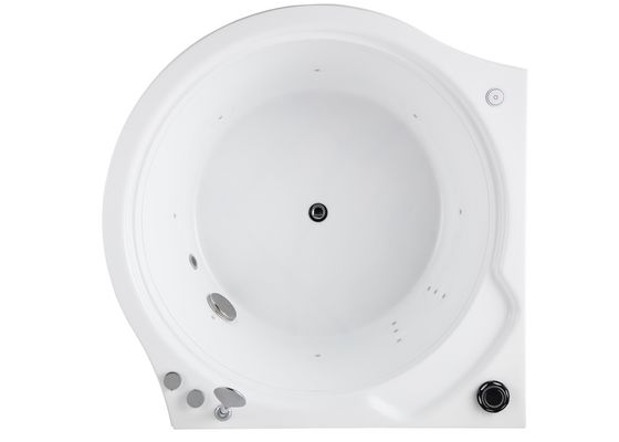 Acryl Whirlpool Hoek Massage Bad Met Cirkel Waterval