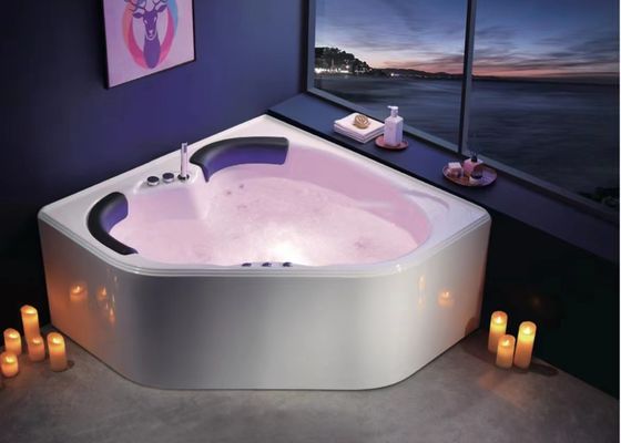 1500 mm Diamond Series Hoek Whirlpool Badkuip voor 2 personen