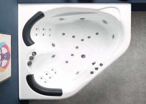 1500 mm Diamond Series Hoek Whirlpool Badkuip voor 2 personen