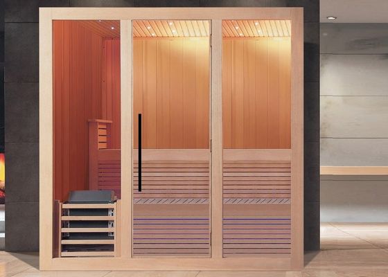 4 personen verstelbare sauna kamer ondersteund bedieningspaneel met temp