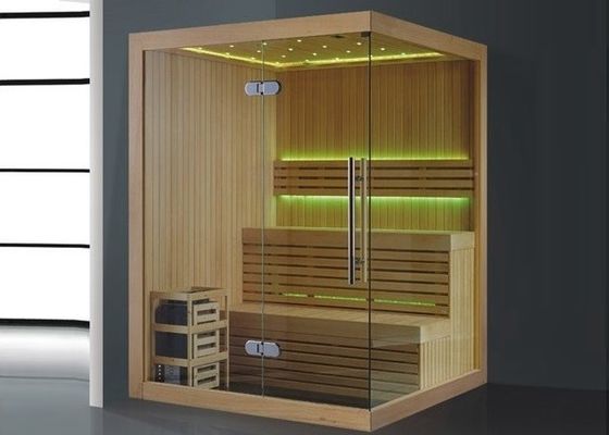 4 Mensen Sauna kamer geaccepteerd aanpasbaar bedieningspaneel met de tijd