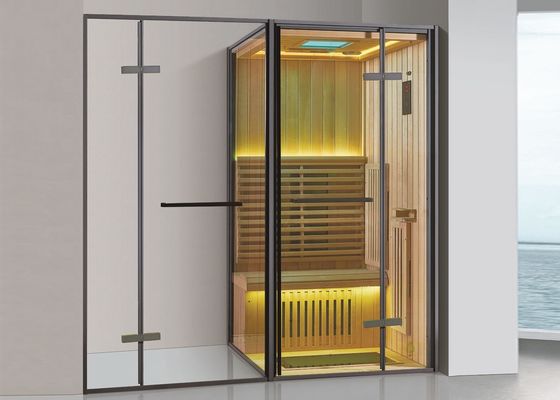 Infrarood sauna met douche deur geaccepteerd op maat